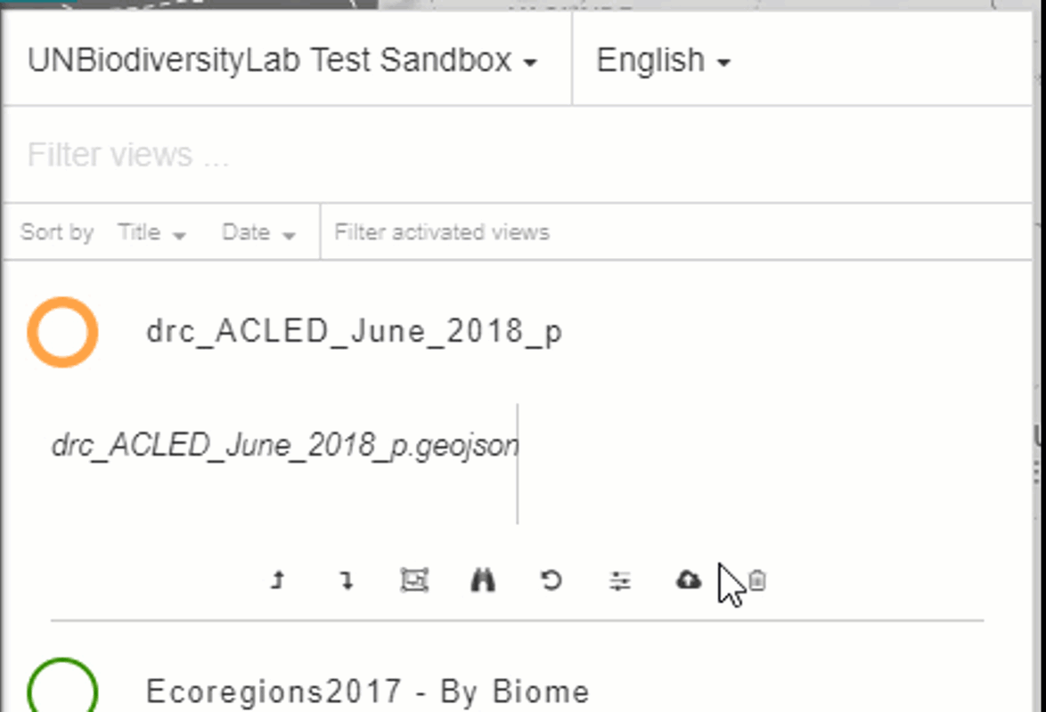 Drag and drop upload GIF