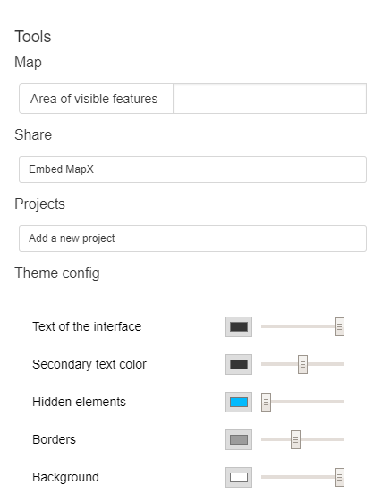 Toolbox features